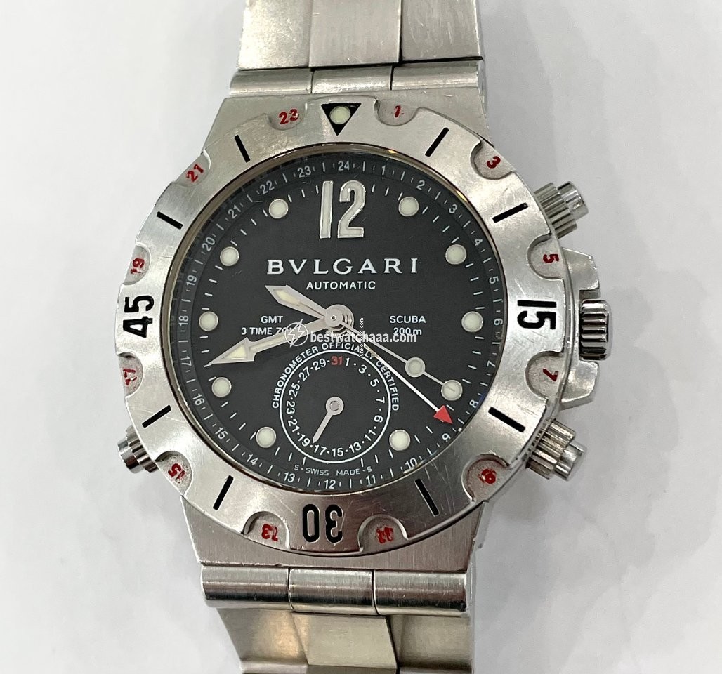 IMG_9086 Bulgari Diagono Mens watch Unisex Automatic Steel SD38SGMT 3