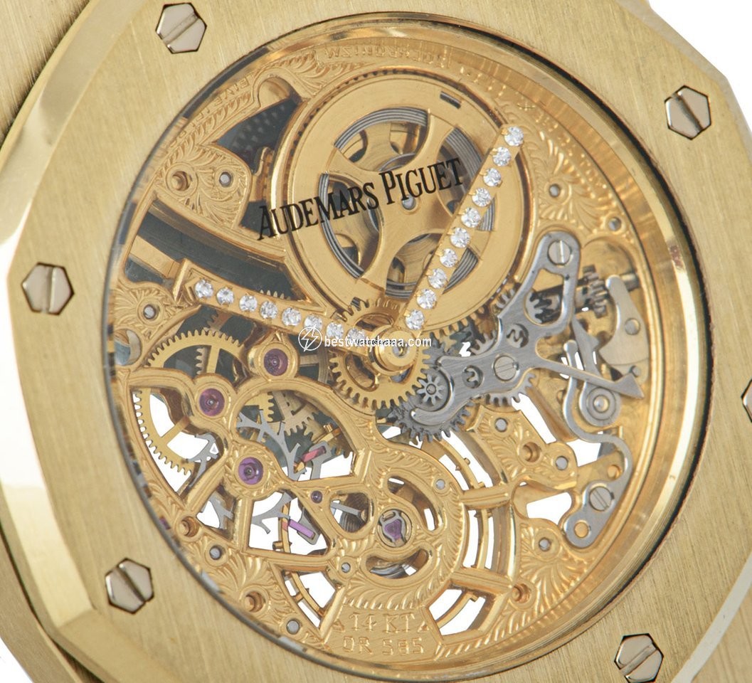 IMG_9086 Audemars Piguet Royal Oak Mens watch Unisex Manual winding Yellow gold 14789BA 3