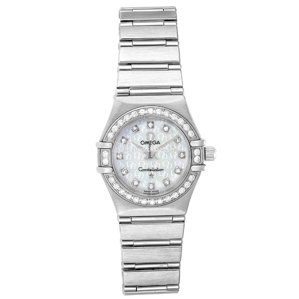 IMG_9086 Omega Constellation Ladies Womens watch Quartz Steel 1460.75.00 3