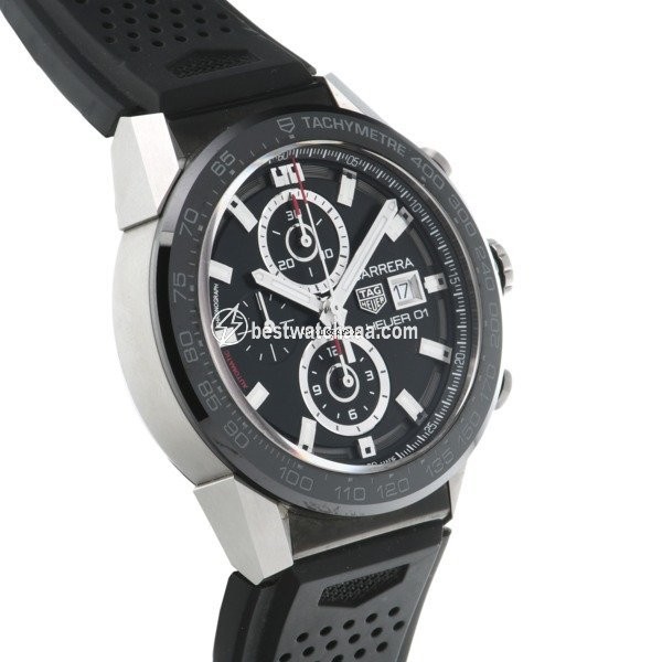 IMG_9086 TAG Heuer Carrera Calibre HEUER 01 Automatic Steel CAR201Z.FT6046 3