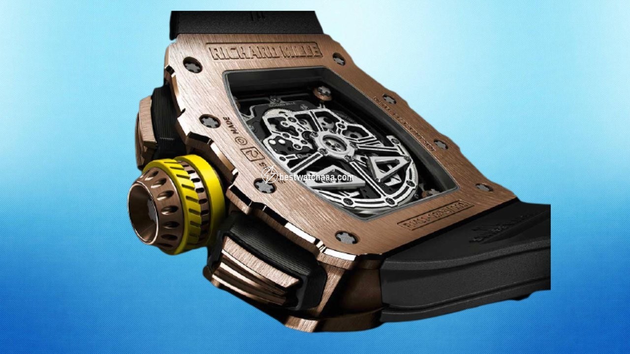 IMG_9086 Richard Mille RM 011 Mens watch Unisex Automatic Rose gold Richard Mille RM 11-03 Full Rose 3