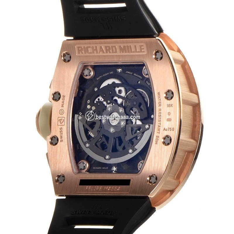 IMG_9086 Richard Mille RM 011 Mens watch Unisex Automatic Rose gold RM011 Felipe Massa 3