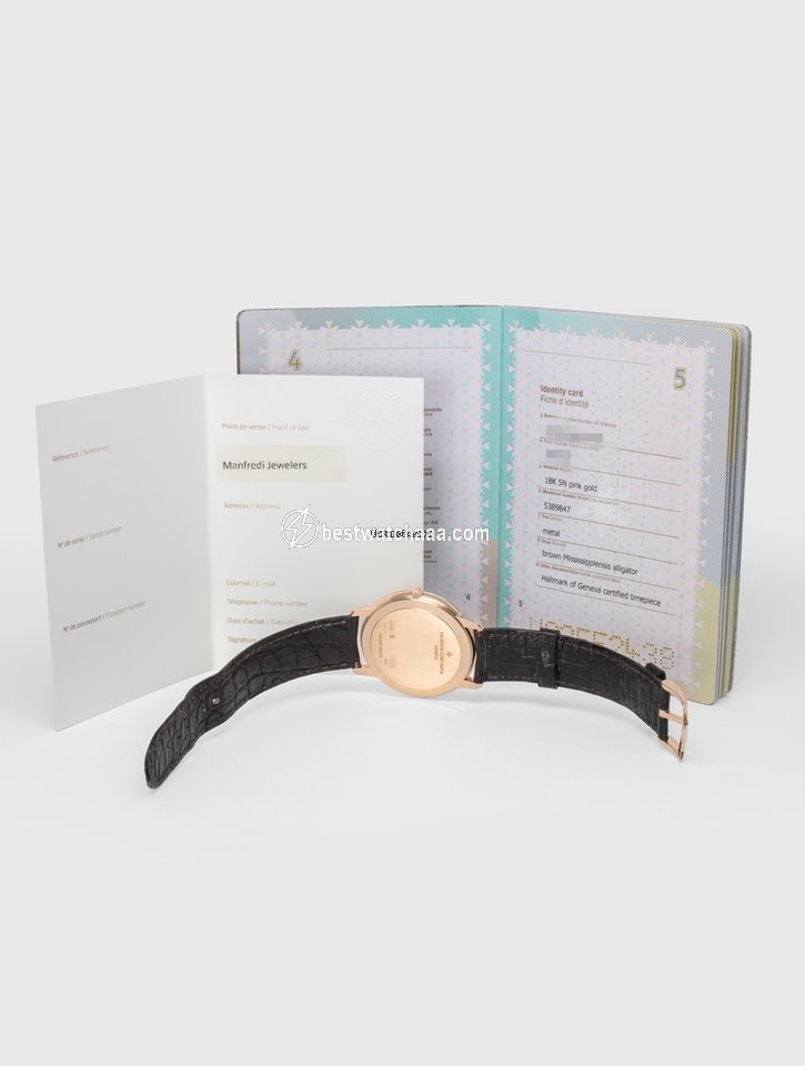 IMG_9086 Vacheron Constantin Patrimony Mens watch Unisex Manual winding Rose gold 81180 000R-9159 3
