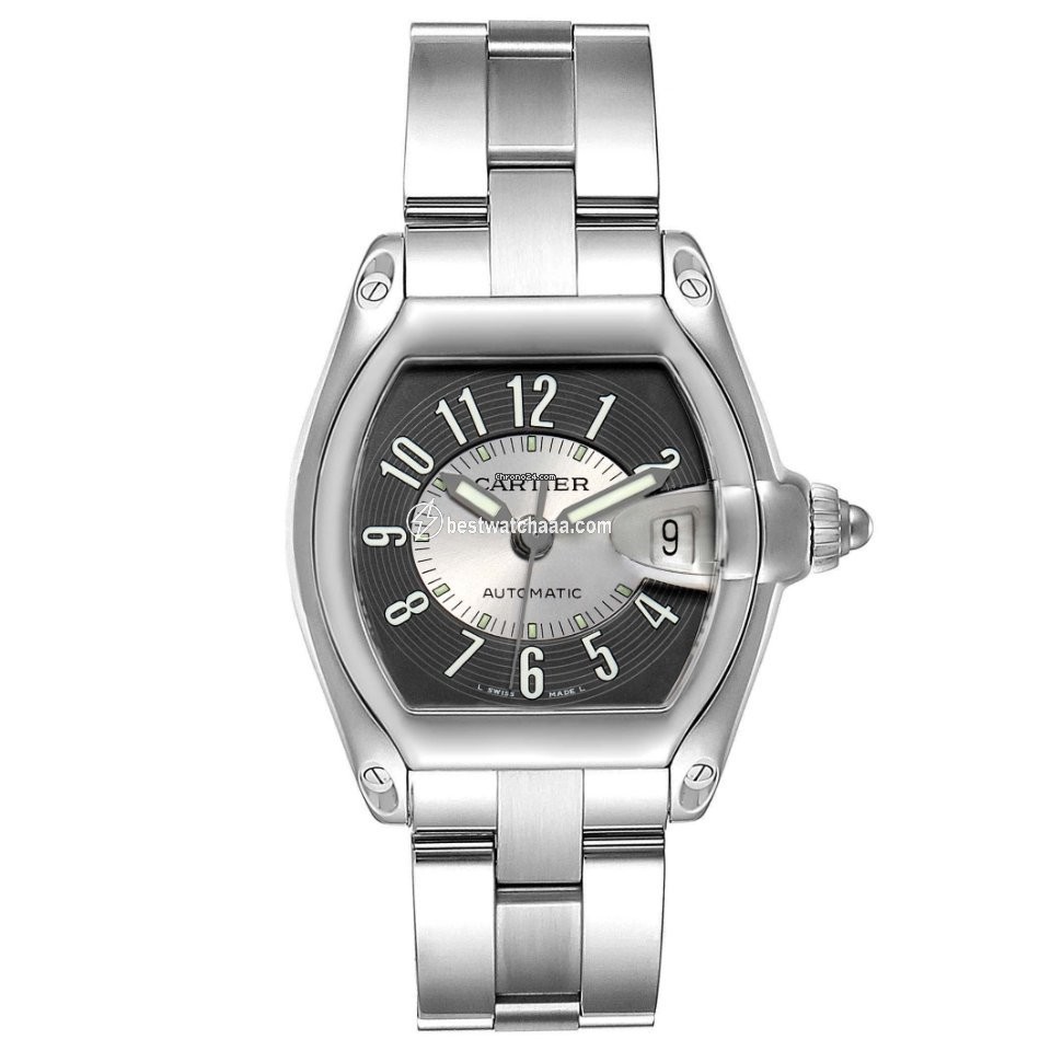 IMG_9086 Cartier Roadster Mens watch Unisex Automatic Steel W62001V3 3