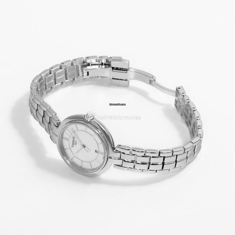 IMG_9086 Tissot Flamingo Womens watch Quartz Steel T094.210.11.111.00 3