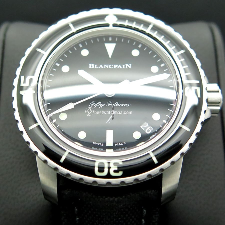 IMG_9086 Blancpain Fifty Fathoms Mens watch Unisex Automatic Steel 5015E-1130-B52A 3