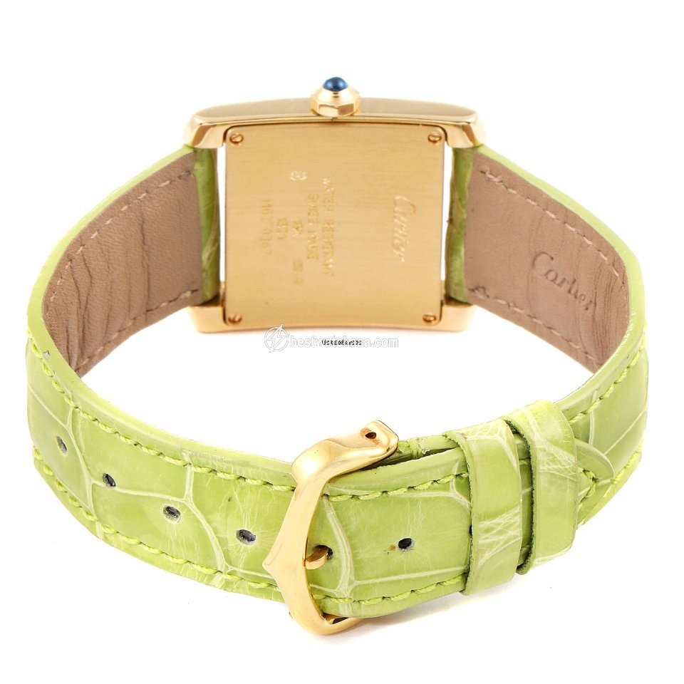 IMG_9086 Cartier Tank Francaise Womens watch Quartz Yellow gold W5000356 3