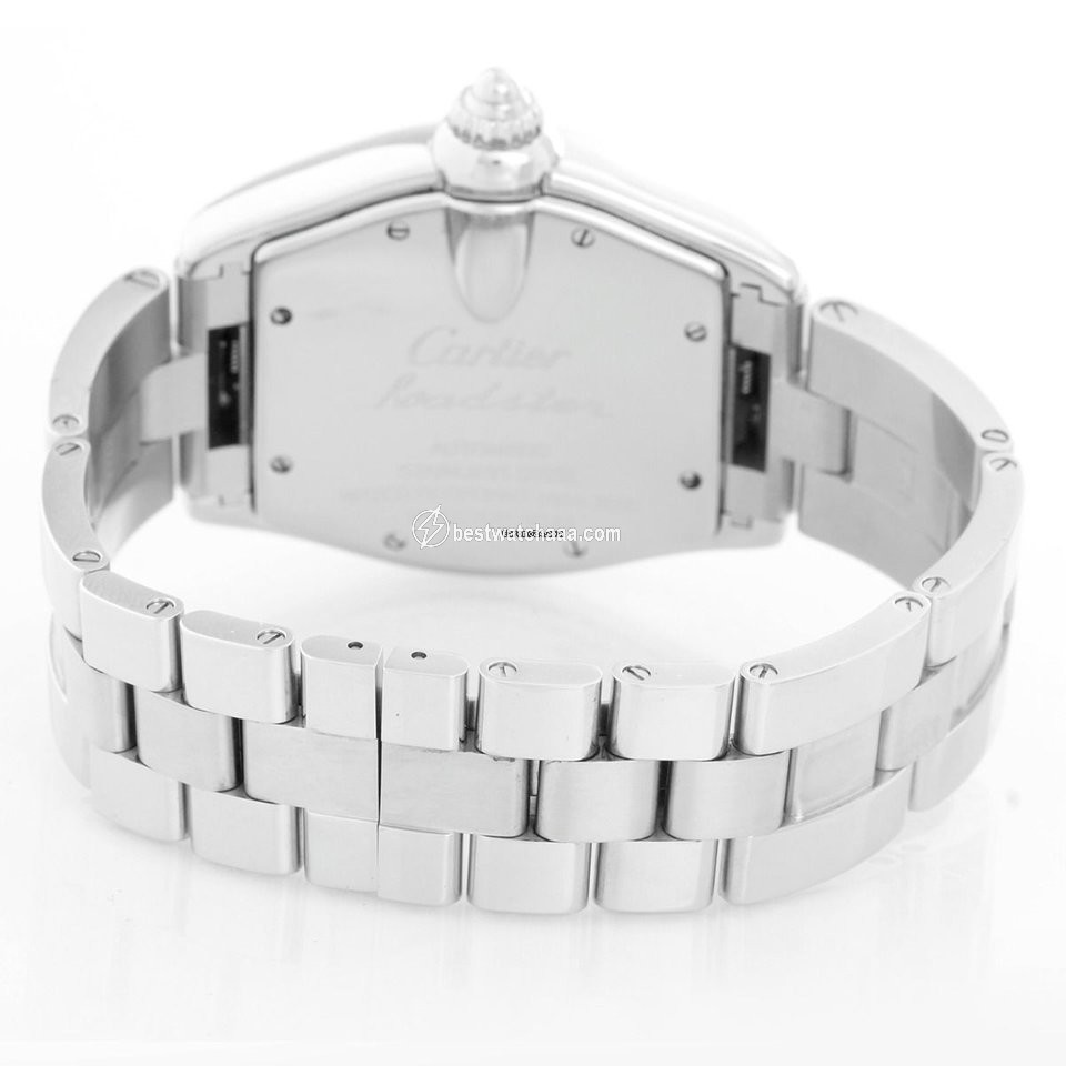 IMG_9086 Cartier Roadster Mens watch Unisex Automatic Steel W62025V3 2510 3