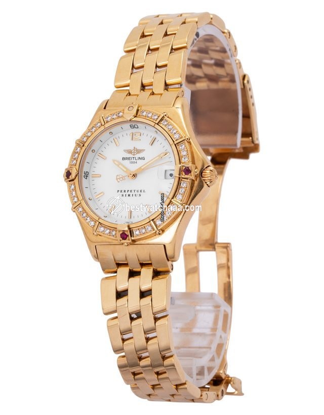 IMG_9086 Breitling Womens watch Quartz Yellow gold K62022 3