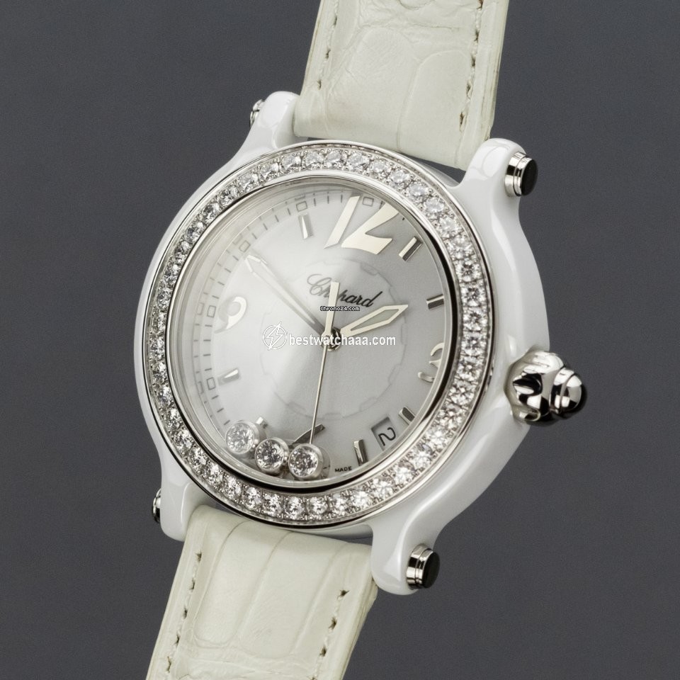 IMG_9086 Chopard Happy Sport Womens watch Quartz Ceramic 288507-9012 3