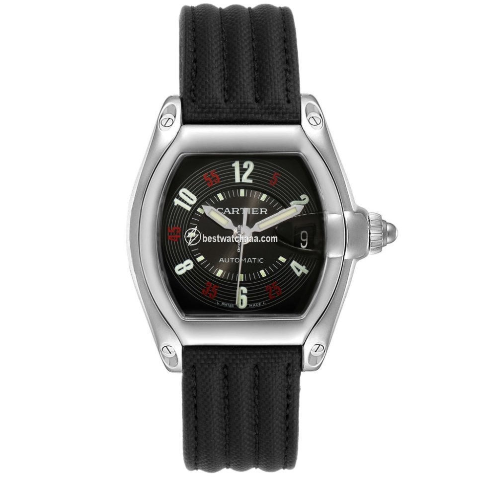 IMG_9086 Cartier Roadster Mens watch Unisex Automatic Steel W62002V3 3