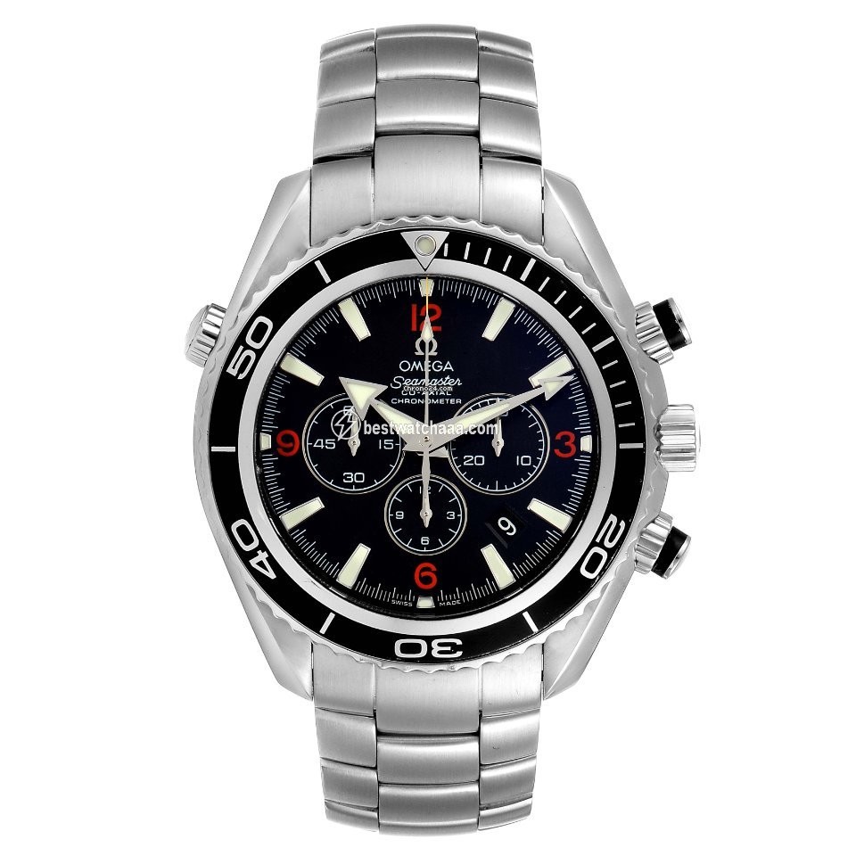 IMG_9086 Omega Seamaster Planet Ocean Chronograph Mens watch Unisex Automatic Steel 2210.51.00 3