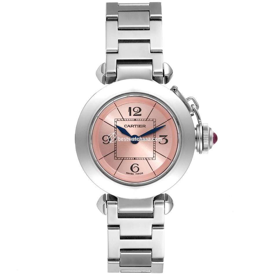 IMG_9086 Cartier Pasha Womens watch Quartz Steel W3140008 3