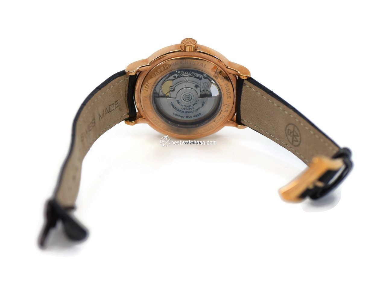 IMG_9086 Raymond Weil Maestro Mens watch Unisex Automatic Gold Steel 2827-STC-65001 3