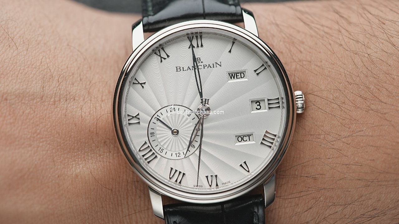 IMG_9086 Blancpain Villeret Mens watch Unisex Automatic White gold 6670-1542-55B 3