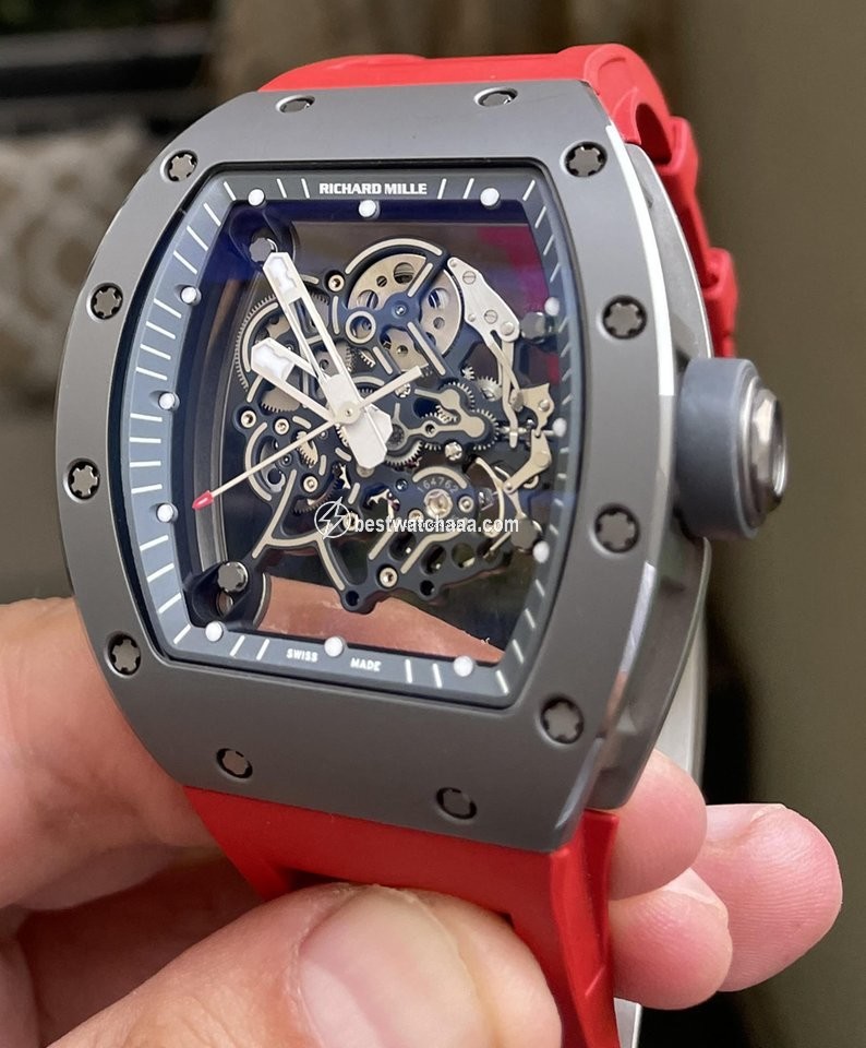 IMG_9086 Richard Mille RM 055 Mens watch Unisex Manual winding RM055 TI 3