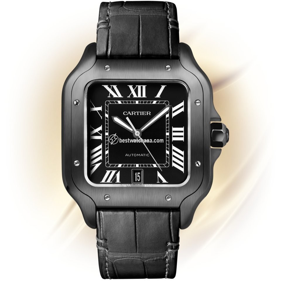 IMG_9086 Cartier Santos Mens watch Unisex Automatic Steel WSSA0039 3