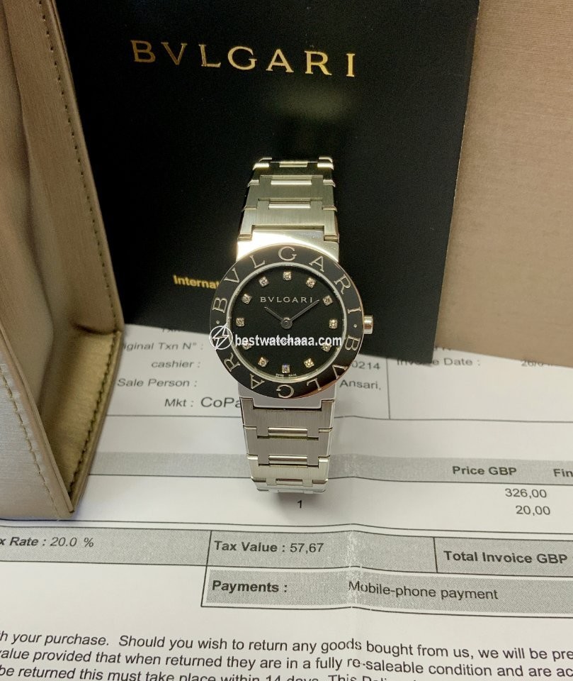 IMG_9086 Bulgari Bulgari Womens watch Quartz Steel BB 26 SS 3