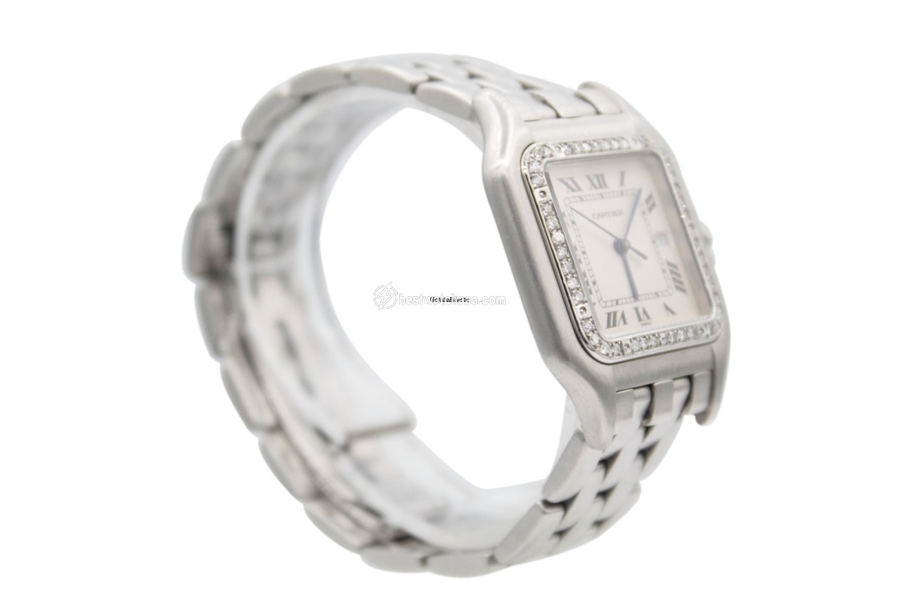IMG_9086 Cartier Panthere Mens watch Unisex Quartz Steel 1300 3