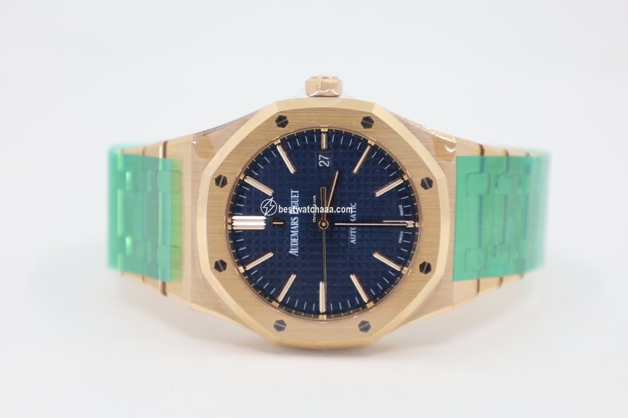 IMG_9086 Audemars Piguet Royal Oak Selfwinding Mens watch Unisex Automatic Rose gold 15400OR.OO.1220OR.03 3