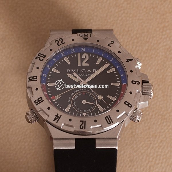 IMG_9086 Bulgari Diagono Mens watch Unisex Automatic Steel GMT 40 S 3