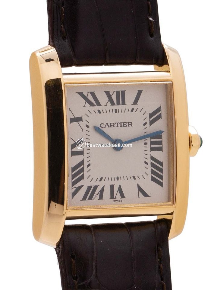 IMG_9086 Cartier Tank Francaise Quartz Yellow gold 1821 3