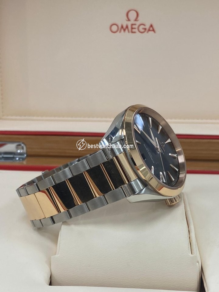 IMG_9086 Omega Seamaster Aqua Terra Mens watch Unisex Automatic Gold Steel 220.20.41.21.06.001 3