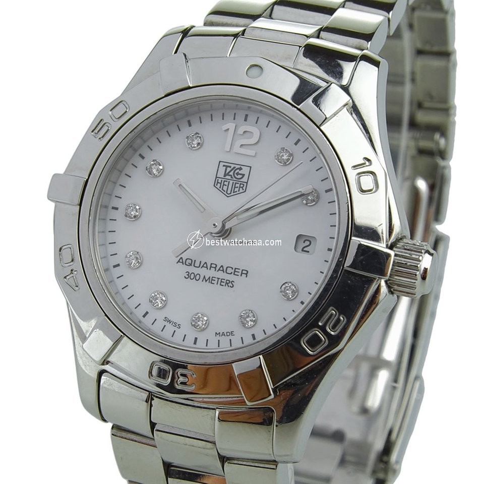 IMG_9086 TAG Heuer Aquaracer Lady Womens watch Quartz Steel WAF1415.BA0813 3