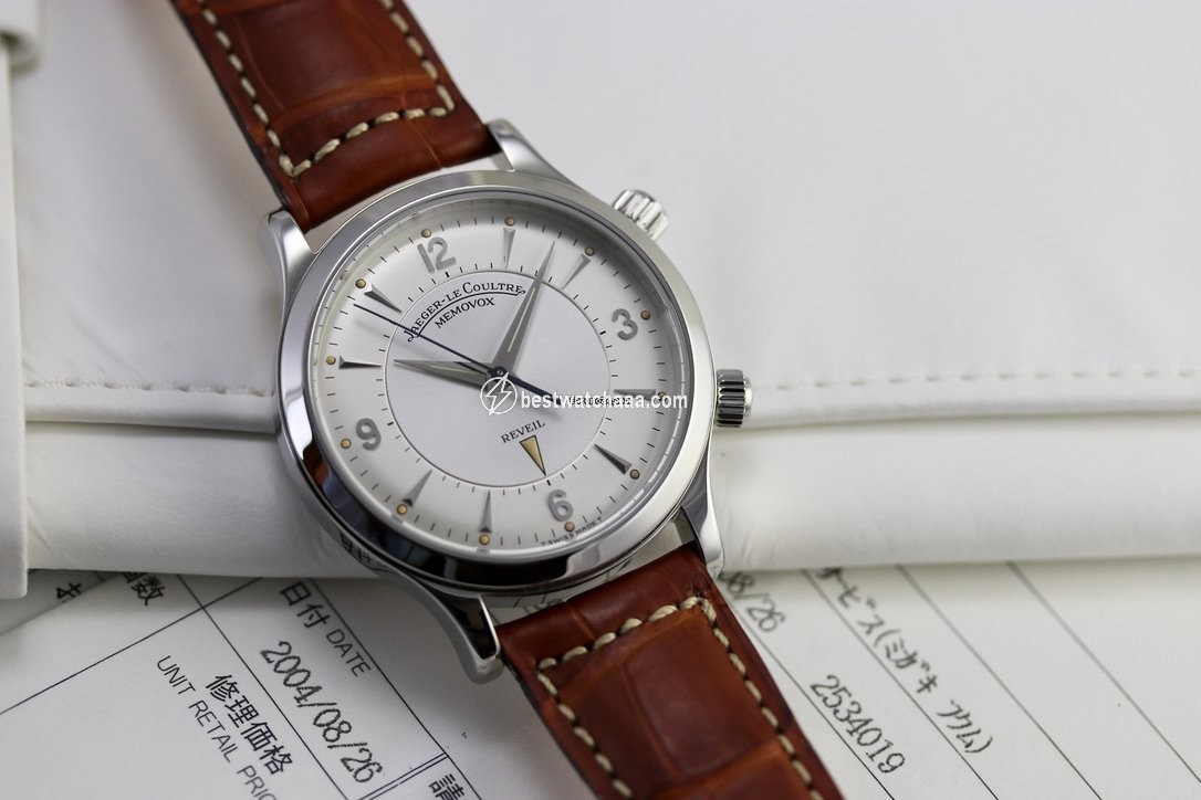 IMG_9086 Jaeger-LeCoultre Master Memovox Mens watch Unisex Manual winding Steel 144.8.94 3