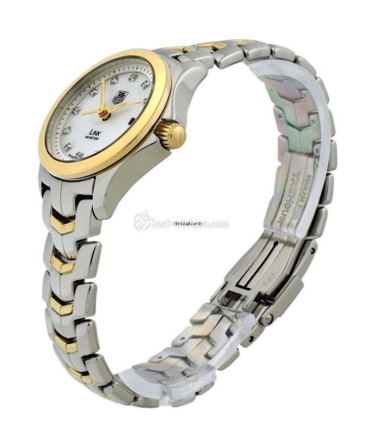 IMG_9086 TAG Heuer Link Lady Womens watch Quartz Gold Steel WJF1353.BB0581 3