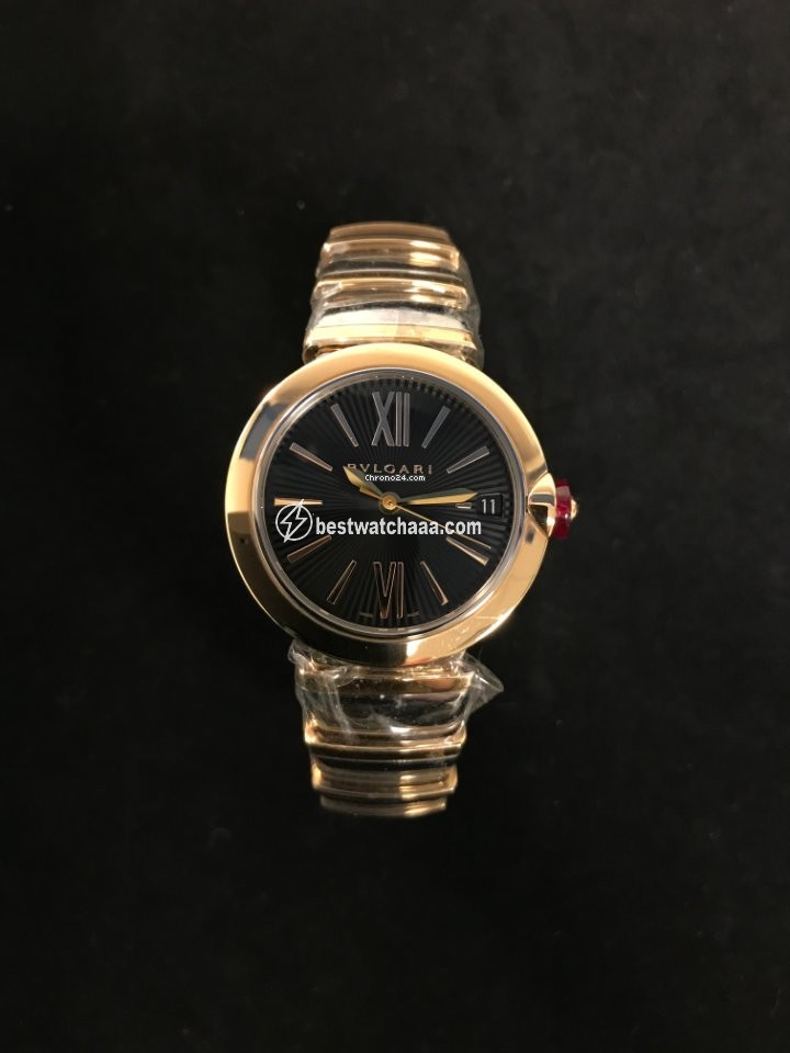 IMG_9086 Bulgari Lucea Womens watch Automatic Gold Steel 102192 LU33BSPGSPGD 3