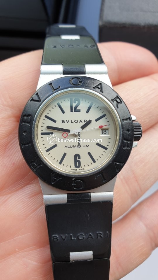 IMG_9086 Bulgari Diagono Womens watch Quartz Aluminum AL 29 TA 3