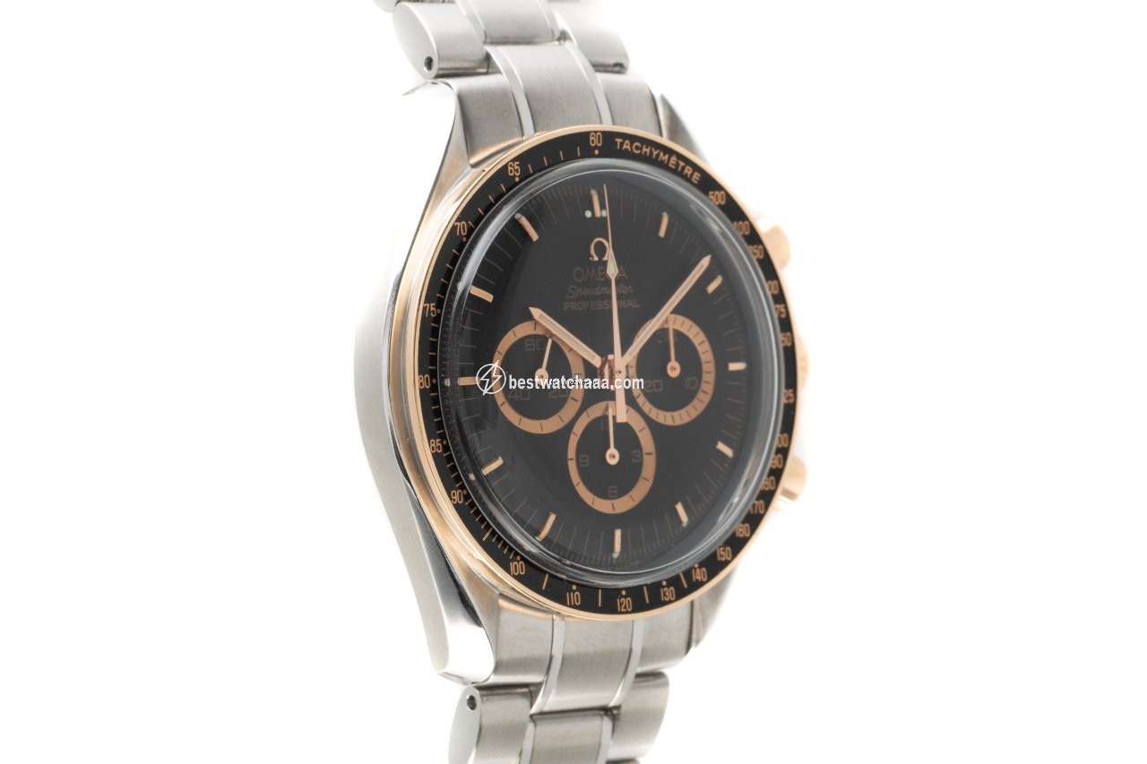 IMG_9086 Omega Speedmaster Professional Moonwatch Mens watch Unisex Manual winding Gold Steel 3366.51.00 3