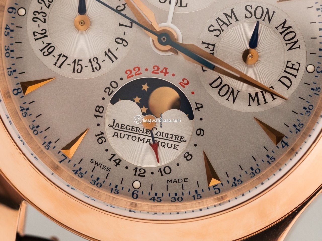 IMG_9086 Jaeger-LeCoultre Master Memovox Mens watch Unisex Automatic Rose gold 146.2.95 3