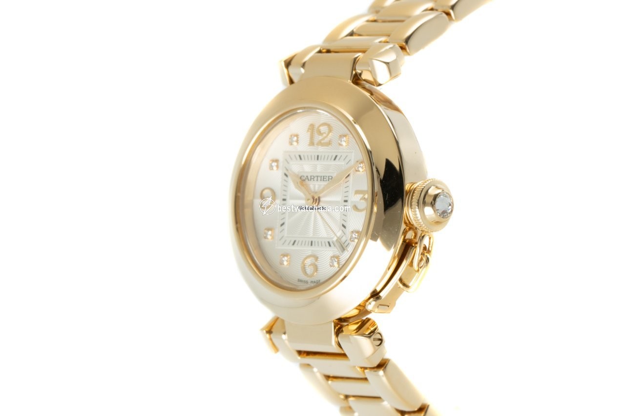 IMG_9086 Cartier Pasha Womens watch Automatic Yellow gold 2397 3