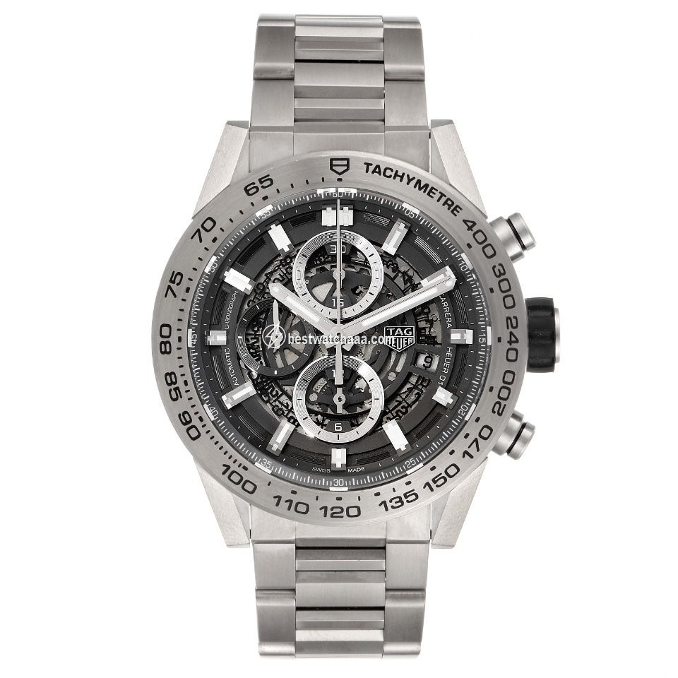 IMG_9086 TAG Heuer Carrera Calibre HEUER 01 Mens watch Unisex Automatic Titanium CAR2A8A.FT6072 3
