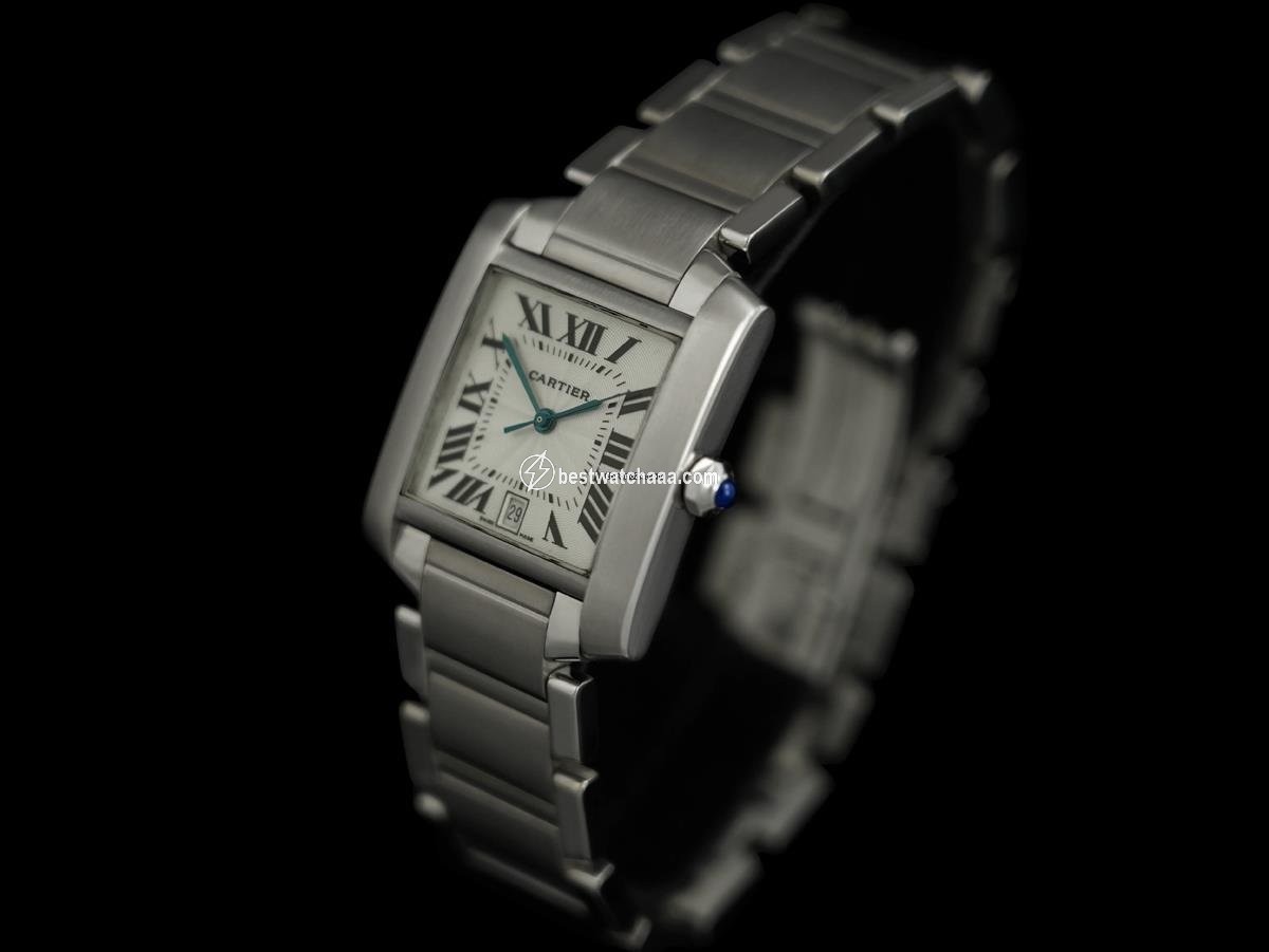 IMG_9086 Cartier Tank Francaise Mens watch Unisex Automatic Steel 8120 3
