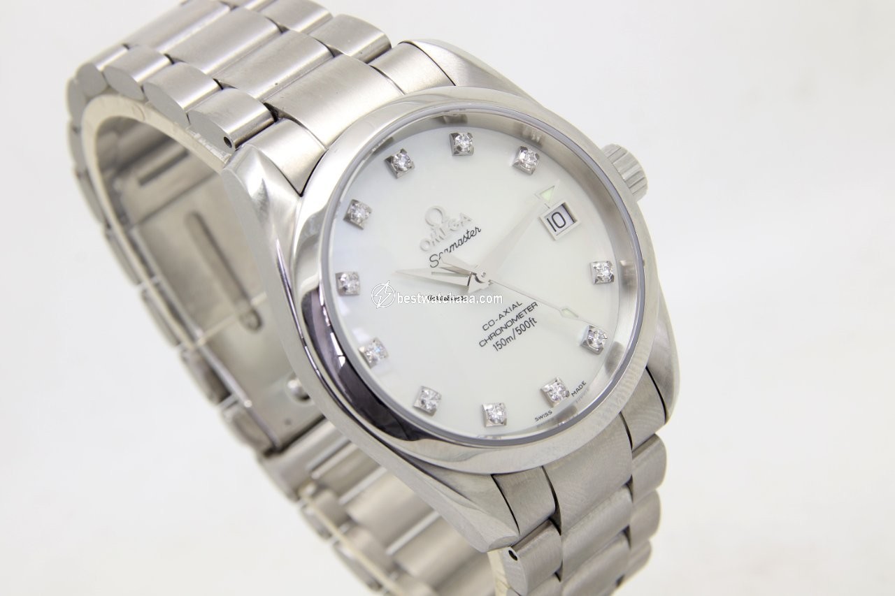 IMG_9086 Omega Seamaster Aqua Terra Womens watch Automatic Steel 2504.75.00 3