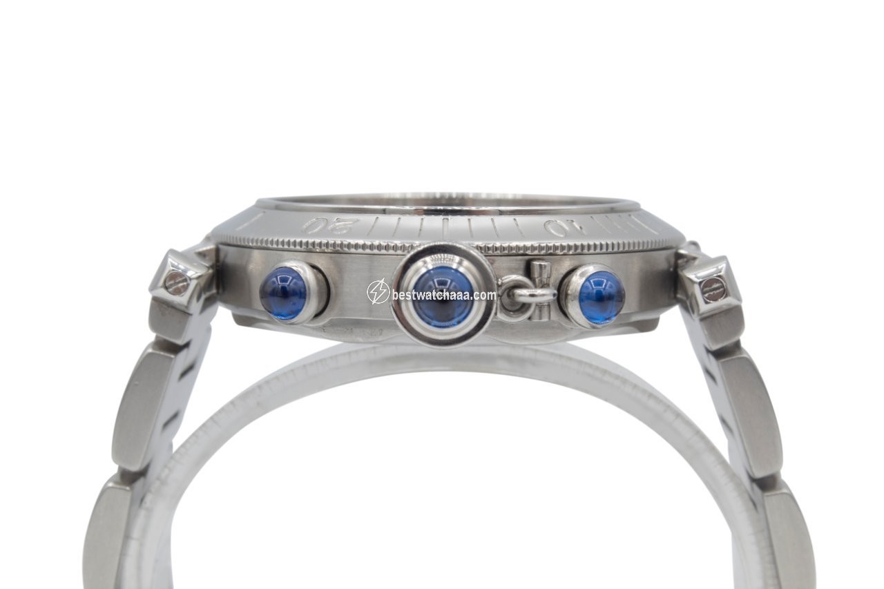 IMG_9086 Cartier Pasha Mens watch Unisex Quartz Steel 1050 3