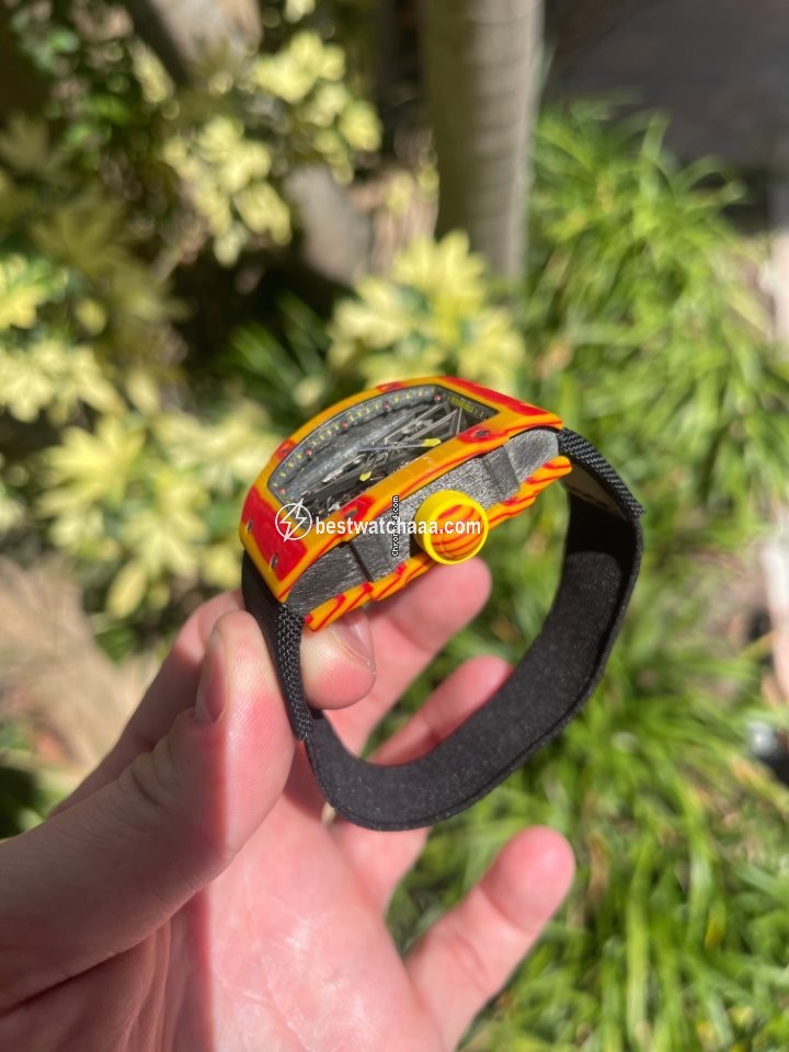 IMG_9086 Richard Mille RM 027 Mens watch Unisex Manual winding Carbon RM27-03 3