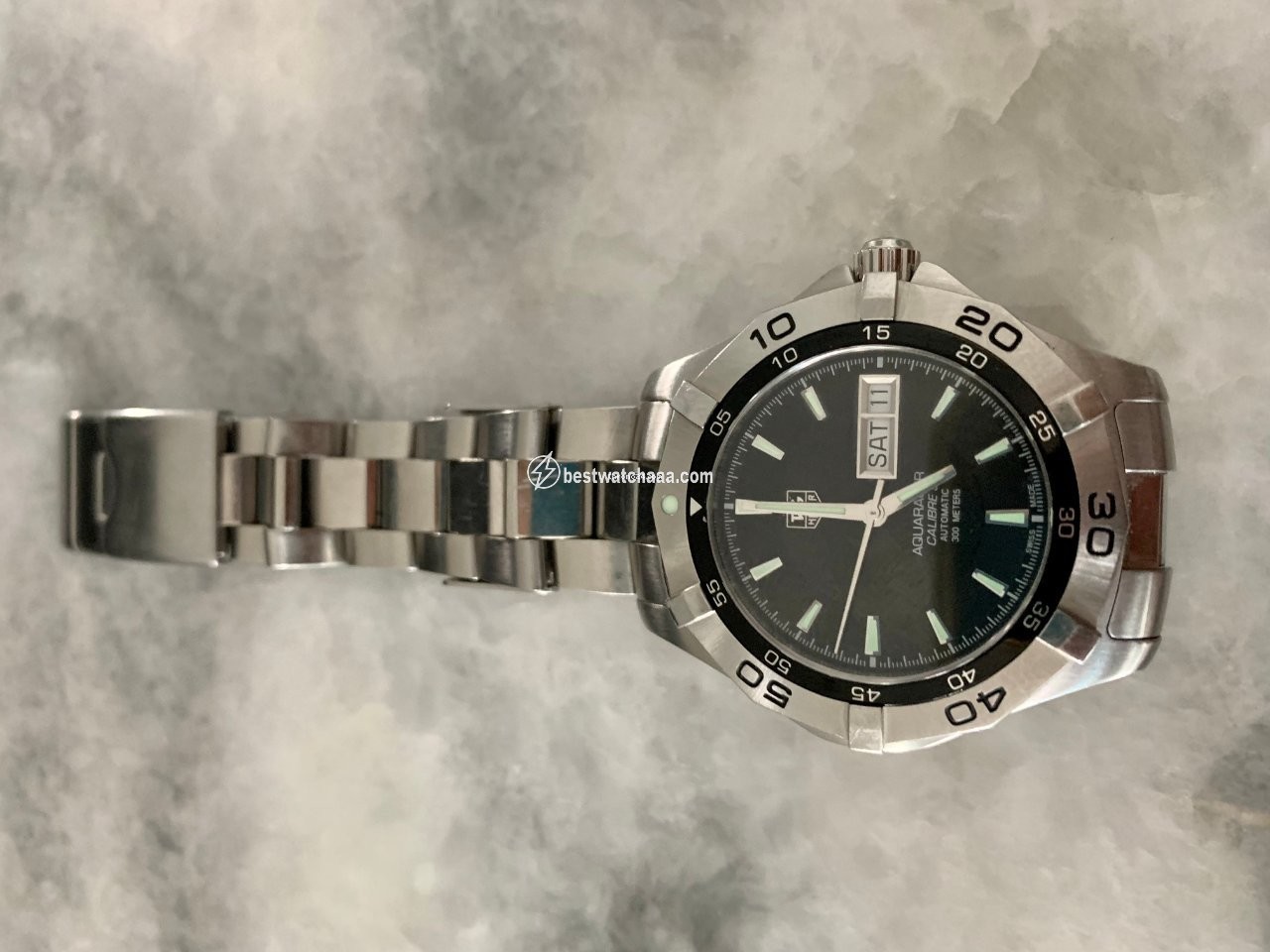 IMG_9086 TAG Heuer Aquaracer 300M Mens watch Unisex Automatic Steel WAF2010.BA0818 3