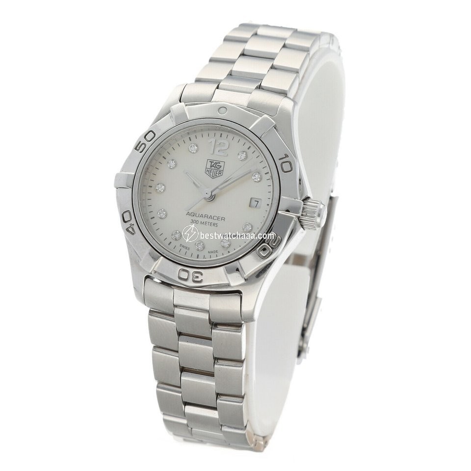 IMG_9086 TAG Heuer Aquaracer Lady Womens watch Quartz Steel WAF1415 3