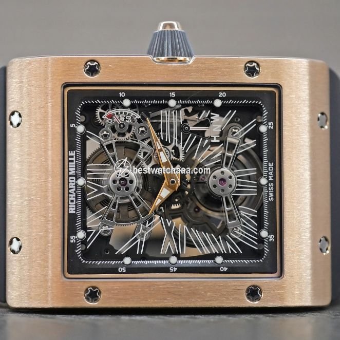 IMG_9086 Richard Mille Mens watch Unisex Manual winding Rose gold RM017 3