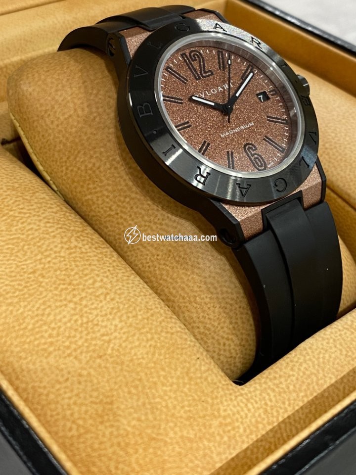 IMG_9086 Bulgari Diagono Mens watch Unisex Automatic Ceramic 102306 DG41C11SMCVD 3