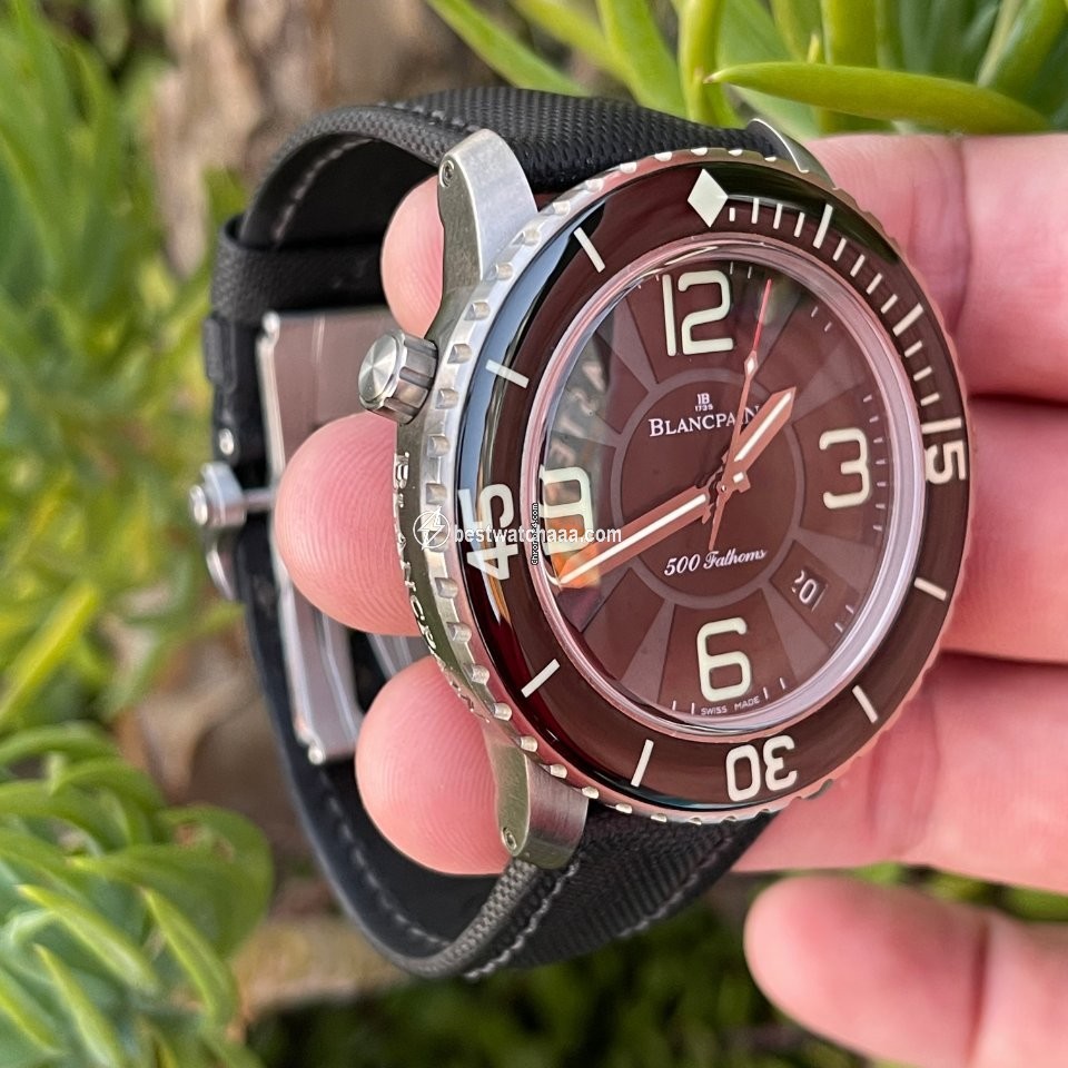 IMG_9086 Blancpain 500 Fathoms Mens watch Unisex Automatic Titanium 50015-12B30-52B 3