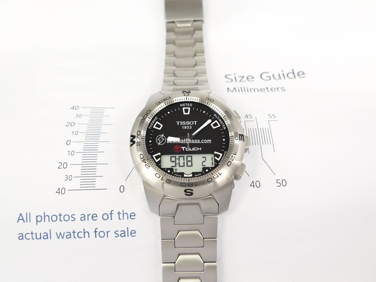 IMG_9086 Tissot T-Touch II Mens watch Unisex Quartz Steel T047.420.11.051.00 3