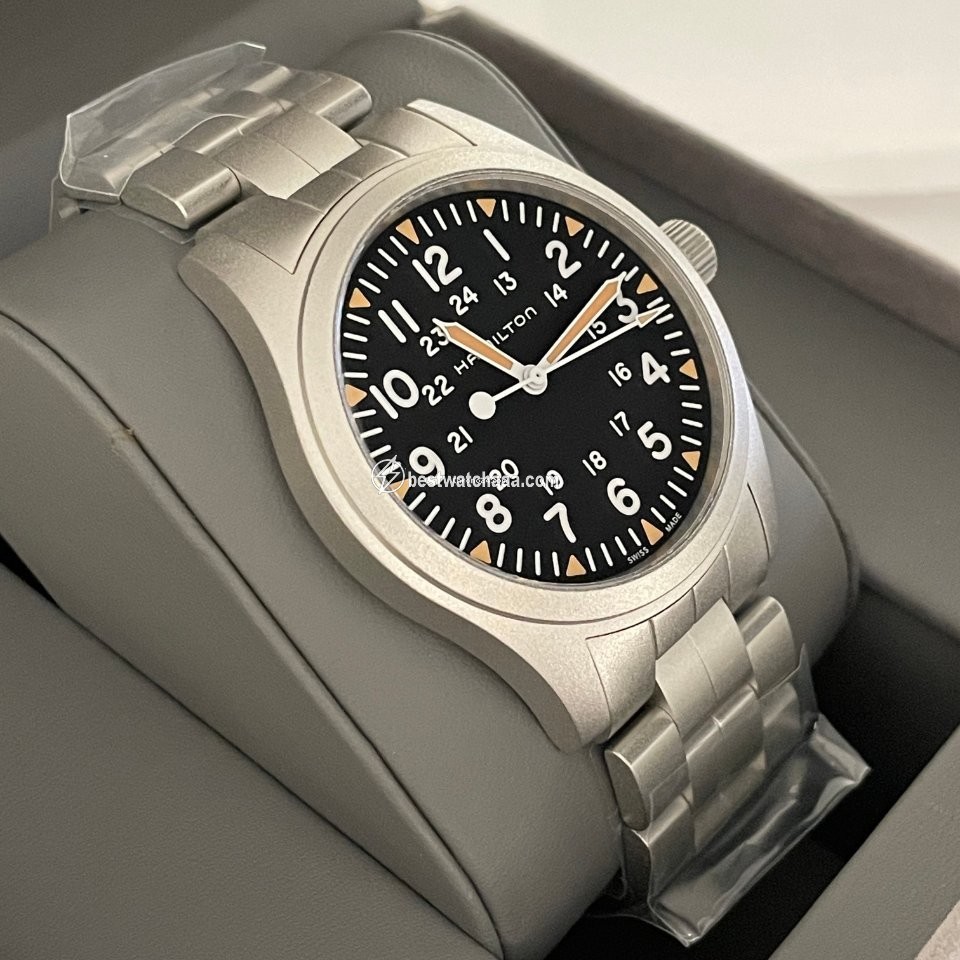 IMG_9086 Hamilton Khaki Field Mens watch Unisex Manual winding Steel H69529133 3