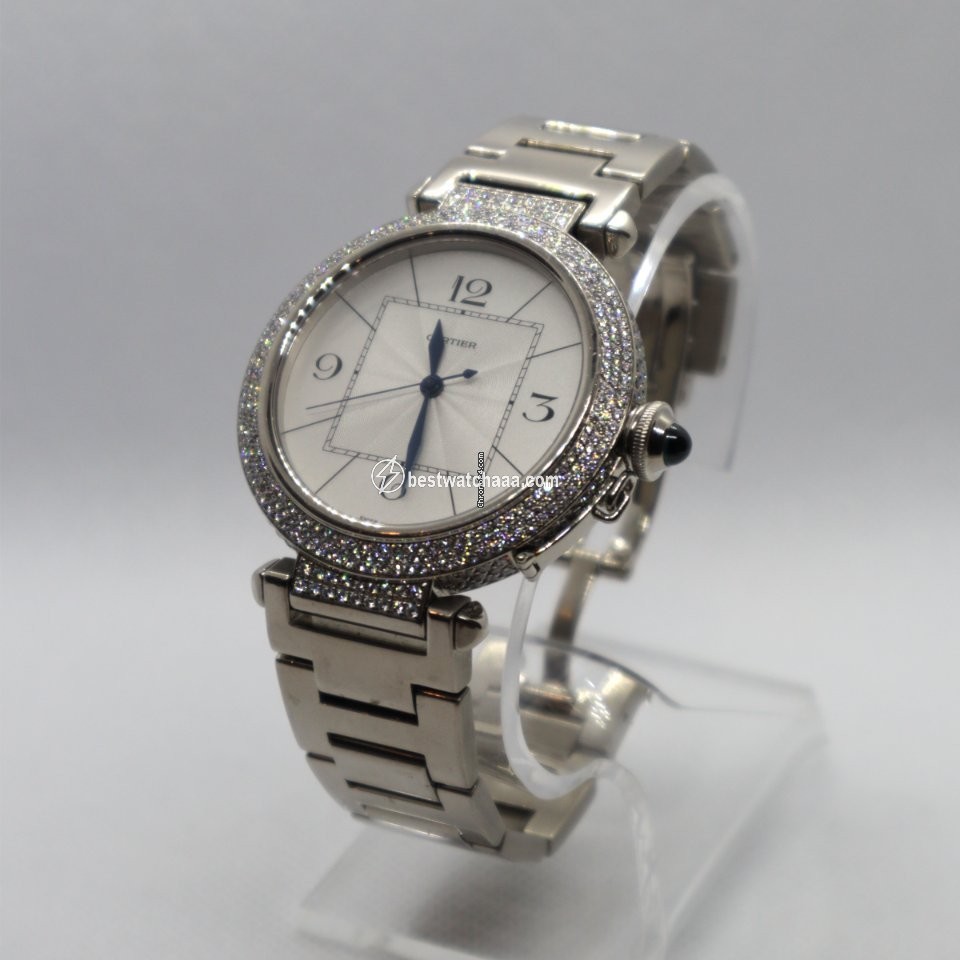 IMG_9086 Cartier Pasha Mens watch Unisex Automatic White gold WJ1202M9 3