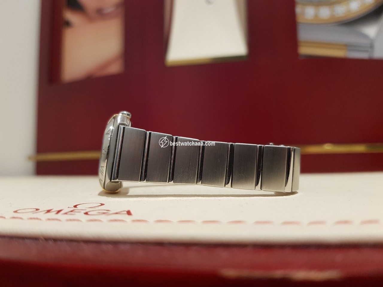 IMG_9086 Omega Constellation Quartz Womens watch Quartz Gold Steel 123.20.24.60.55.006 3