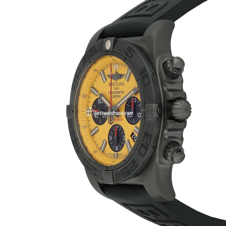 IMG_9086 Breitling Chronomat 44 Blacksteel Mens watch Unisex Automatic Steel MB0111C3 I531 3
